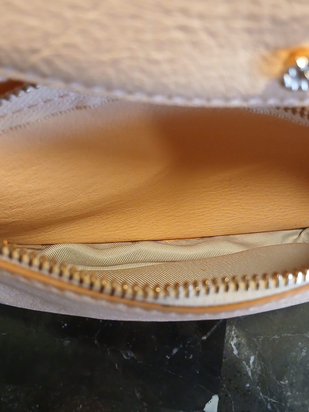 LC Lauren Conrad Peach Faux Leather Mini Backpack - Picture 15 of 16